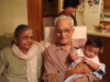 Raaghav with Great Grand Parents